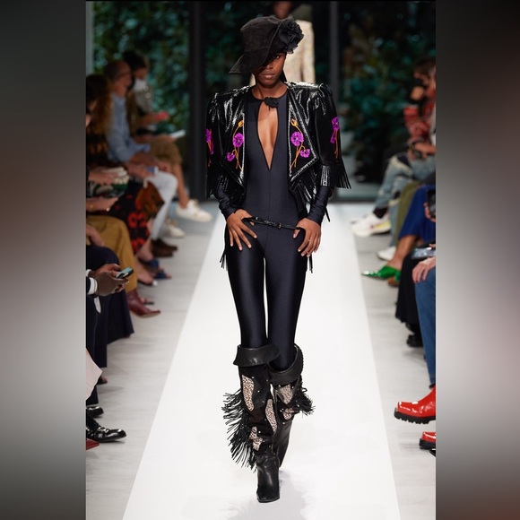 Philosophy Di Lotenzo Serafini Cropped Jacket Size 6 - Picture 1 of 8